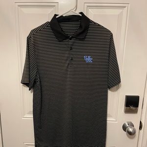 Nike Kentucky Wildcats Striped Golf Polo